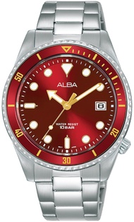 นาฬิกาข้อมือผู้หญิง ALBA Active Quartz รุ่น AG8L43X สีชมพู AG8L37X สีน้ำเงิน AG8L39X สีแดง ขนาดตัวเรือน 36 มม. กรอบ สาย ตัวเรือน Stainless steel สีเงิน