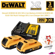DEWALT DCB183-BI 20V XR Li-Ion Battery ( 2.0AH ) & DCB112-B1 10.8V-18V Multi Voltage XR Li-ion Charg