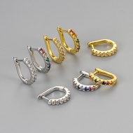 Curved Diamond Earrings Female Fashion Simple Style Diamond Earrings Unique Classy Earrings Earrings