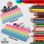 POP IT Bubble Pencil Case Purse Zipper Type High Quality Wholesale Price Fidget Local Fast Shipping