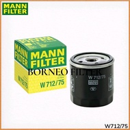 W712/75 Mann Genuine Oil Filter P550047 LF780 B43-S C-6701 C6701 C-8013 C8013 SFO0093 SFO1540 215495