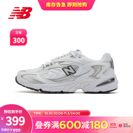 New Balance NB官方男鞋女鞋725系列时尚轻便百搭休闲舒适运动鞋老爹鞋 银灰/白色 ML725B 37(脚长22.5cm)