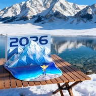 Acrylic 3D Multi-Insert Calendar 2026 New Year Office Decorations Company Annual Meeting Gifts High 