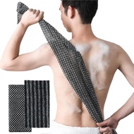 Exfoliating Antibacterial Shower Towel Exfoliating Bath Towel Rubbing Wash Towel 47 Inches for Men W