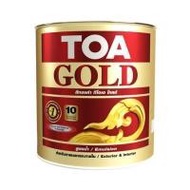 สีทองคำอะคริลิก สูตรน้ำ TOA GOLD GW919 สีทองสวิส 1 แกลลอน (1271110)