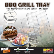 Jaring BBQ Stainless Steel BBQ Barbecue Grill Net BBQ Jaring Besi BBQ Grill Mesh Barbeque Wire Net