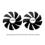 Quạt Tản Nhiệt Sapphire RX 580 Kép Bóng Mát 570 480 470 Quạt Tản Nhiệt Card Đồ Họa Ồn Ào Thấp Quạt T