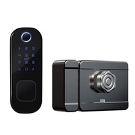 Zemismart Tuya WiFi Smart Lock Double Side Fingerprint Home Security Door Lock Biometric Keyless IC 