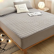 Solid Color Protector Bedsheet Elastic Bed Mattress Cover Single/Twin/Queen/King Size Suitable Matt