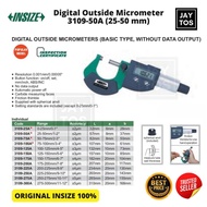 Insize Digital Outside Micrometer 3109-50 A 25 - 50 mm 0.001 mm Original