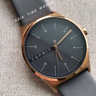 ESPRIT ES1G034L0035 GREY LEATHER MEN ANALOG WATCH
