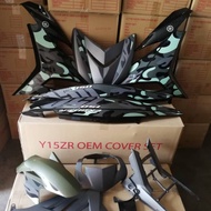 y15zr accessories sticker [Camo Hijau]Body Cover Set OEM For Yamaha Y15ZR