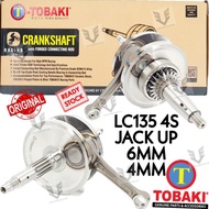 Tobaki Racing Crankshaft LC135 4S Jack Up 4MM/6MM Jet Rod Crankshaft LC135 With Forged Connecting Rod Auto