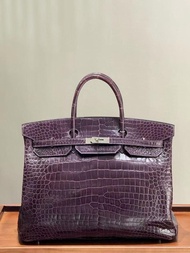 birkin40 phw shiny poro 9G Amethyste stamp：▪️P ❌📄