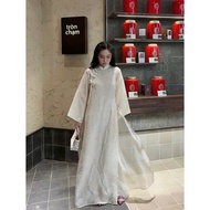 ao dai Renovated ao dai with 4 flaps and 2-layer pants. ao dai set