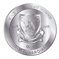 1 Dirham King Edward VII School Silver 999.0