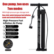 Bicycle pump motorcycle pump 160PSI with gas storage tank Bicycle motorcycle car two inflation modes