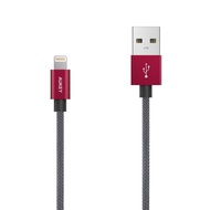 [BEST SALE] AUKEY CB-D24 MFi Nylon-Braided IP Cable (RED)