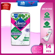 Libresse Daun Sirih Maxi Wings 28cm (14s) - Soft, Quick Absorption Pad