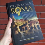 Steven Staylor Roma: Epic Story (HC) Non-Fiction Book History Indonesian Preloved
