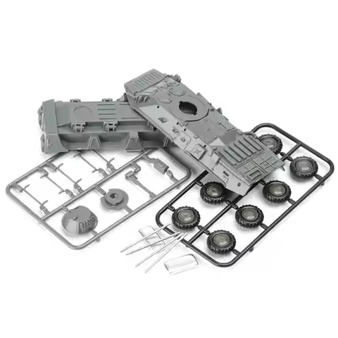 Plastic 4D Model Kits 1:72 Scale Armoured Vehicle Building Model Kids Toys