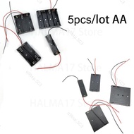5pcs /lot ports Power Battery Storage Case Box Holder Leads 3Xaa 2xaa aa  AA 2AA 3AA 4AA 1.5v 3v 4.5
