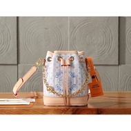 LV/Louis Vuitton Full Print Donkey Bag [Medieval] Bucket Bag New Style Ladies Canvas Drawstring Buck
