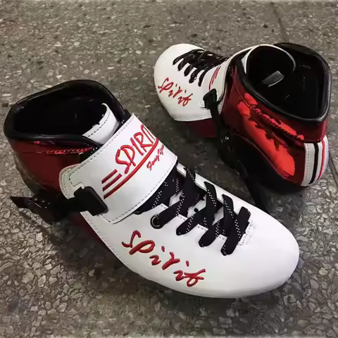 1 Pair Original Spirit Speed Skate Boots Up Boots Inline Skate Carbon Fiber Upper Shoes Professional