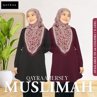 QAYRAA P3 Muslimah Microfiber Sports Jersey - Size 2XL-7XL