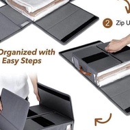 Bedding Sheet Set Organizer Box Foldable Storage Bin for 4-Piece Set Bedding Clothing Closet Storage