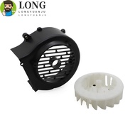 Motorcycle scooter engine cooling fan and casing For GY6 125 150 152QMI 1P52QMI 157QMJ 1P57QMJ Engin