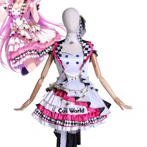 PJSK Wonderlands Showtime Luka Themed Stage Dress Outfits Games Customize Anime Cosplay Costumes