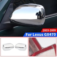 For 2003-2009 Lexus GX 470 GX470 2006 2005 Rearview Mirror Cover Modification Accessories Chrome Dec
