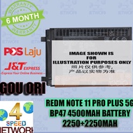 GOU.ORI Can 120W For RDMI Note 11 Pro+ Plus 5G BP47 21091116UG 5000mAh Battery Note11Pro+ Pro + Bate