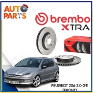BREMBO XTRA PEUGEOT DISC BRAKE ROTOR 206 2.0 GTI FRONT