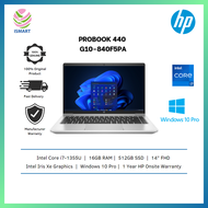 HP Laptop PROBOOK 440 G10-840F5PA 14" FHD Silver ( i7-1355U, 16GB, 512GB SSD, Intel, W10 Pro )