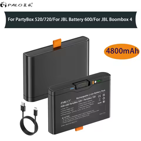 Speaker Battery For JBL PartyBox 520/720 Battery /For JBL Boombox 4 Battery FG6CELL21700G (Type-C Po