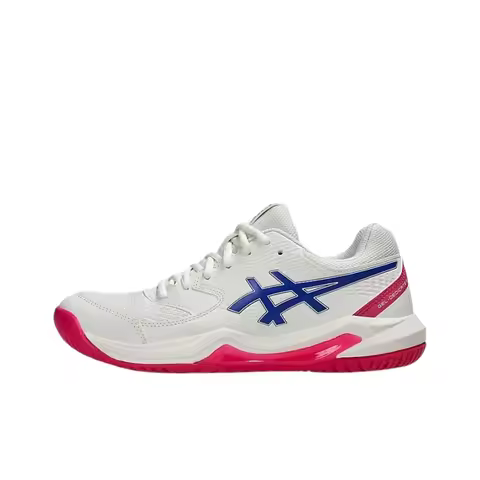 ASICS Gel Dedicate 8 Tennis Shoes Women's White Blue Pink 1042A235-105
