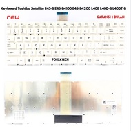 Toshiba Satellite E45-B E45-B4100 E45-B4200 L40B L40D-B L40DT-B White Keyboard New with Warranty