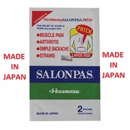 SALONPAS Made in Japan - 2 Patches L Size (13cm x 8.4cm)