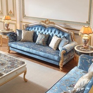 Neoclassical Ni Sofa Casper House Italian Shell European French Style Sofa Fabric Villa Patchwork N0