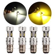 1 Pair H6 H6M P15D Motorcycle LED Headlight Bulb Dual Optical Lens 100W Super Bright Headlamp Bulb f