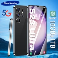 S23 Ultra smartphone, 16GB RAM+1TB ROM, global version of Android phone, support for face recognition, 5G, large battery