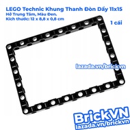 [1 Cái] LEGO Technic Khung Thanh Đòn Dầy 11x15 Hở Trung Tâm Cỡ 12 x 88 x 08 cm Màu Đen ID 6295161 39