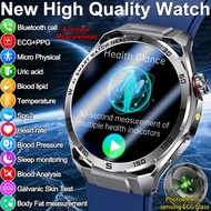 New AI-GPT Smart Watch AMOLED Display Bluetooth Call ECG+PPG Health Monitoring Uric Acid/Blood Lipid