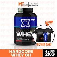 USN Hardcore Whey GH 2 kg + Gift halal whey protein,lean whey, whey protein, ripped  - Makanan tamba