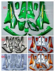 paket body Honda Supra x lama fit full set warna merah hijau silver orange