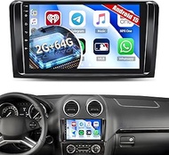 Android 15, 2G+64G GOHHDL Car Radio for Mercedes Benz ML GL W164 ML350 ML500 GL320 X164 ML280, 9 Inc