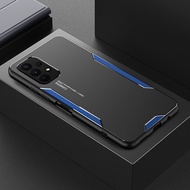 Phong cách mới nhôm ốp kim loại cho Samsung Galaxy A51 A71 A53 vỏ lưng mờ Silicone Ốp điện thoại cho
