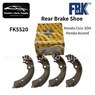 FBK FK5520 Rear Brake Shoe — Honda Civic SO4 (1996–2000) / Accord 1987 2.0